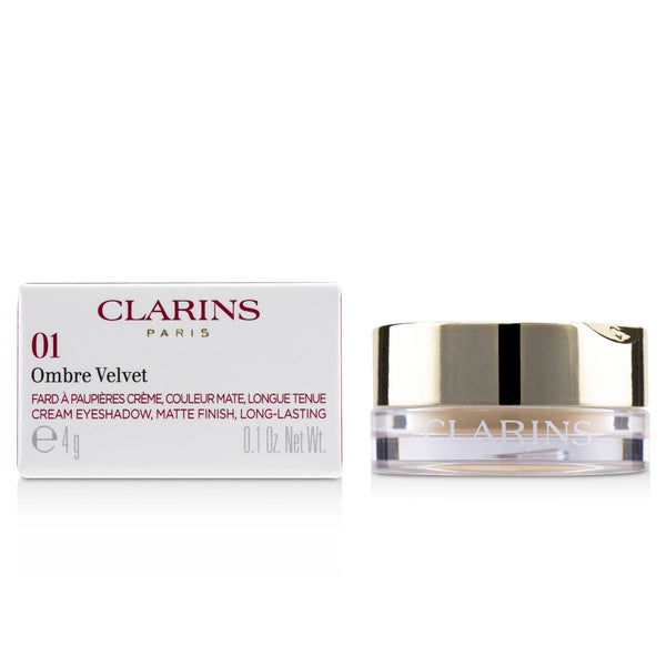 Clarins Ombre Velvet Eyeshadow - # 01 White Shadow 