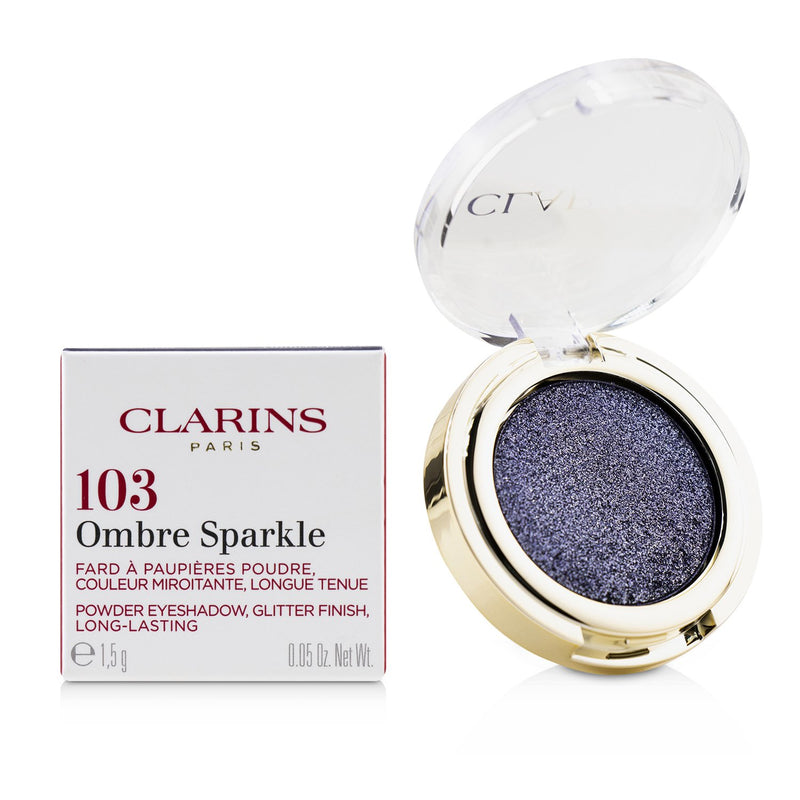 Clarins Ombre Sparkle Eyeshadow - # 103 Blue Lagoon 
