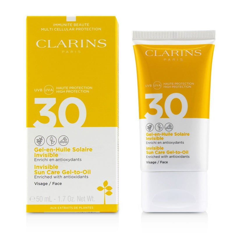 Clarins Invisible Sun Care Gel-To-Oil For Face SPF 30 