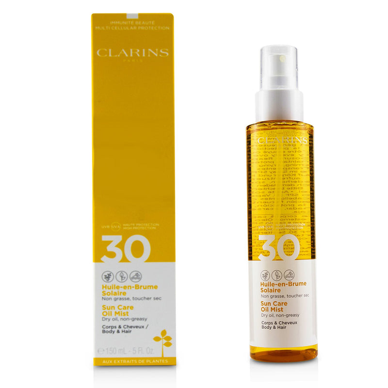 Clarins Sun Care Oil Mist For Body & Hair SPF 30  150ml/5oz