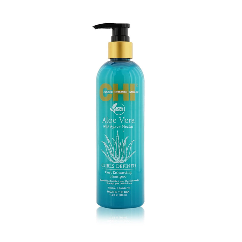 CHI Aloe Vera with Agave Nectar Curls Defined Curl Enhancing Shampoo 