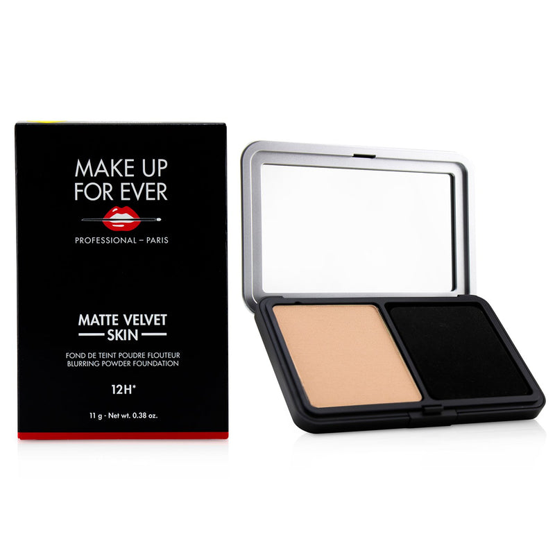 Make Up For Ever Matte Velvet Skin Blurring Powder Foundation - # R220 (Pink Porcelaine)  11g/0.38oz