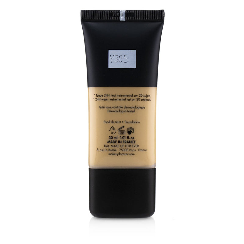 Make Up For Ever Matte Velvet Skin Full Coverage Foundation - # Y305 (Soft Beige)  30ml/1oz