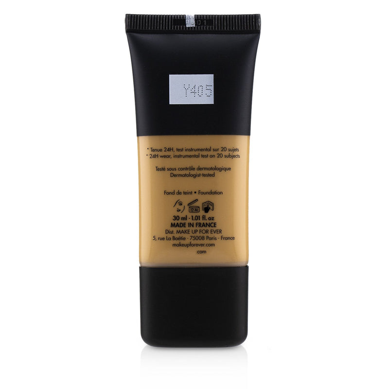Make Up For Ever Matte Velvet Skin Full Coverage Foundation - # Y405 (Golden Honey) 