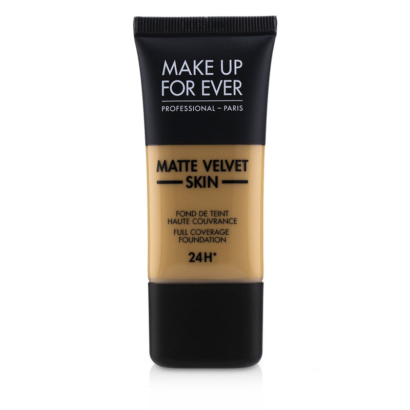 Make Up For Ever Matte Velvet Skin Full Coverage Foundation - # Y405 (Golden Honey)  30ml/1oz