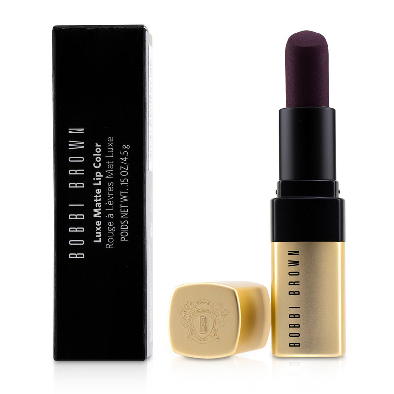 Bobbi Brown Luxe Matte Lip Color - # Plum Noir  4.5g/0.15oz