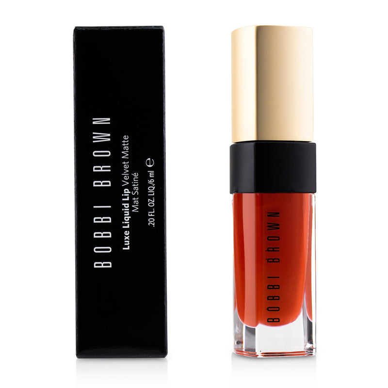 Bobbi Brown Luxe Liquid Lip Velvet Matte - #10 Blood Orange 