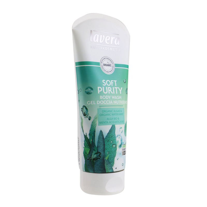 Lavera Body Wash - Soft Purity (Organic Algae & Organic Water Mint)  200ml/6.6oz