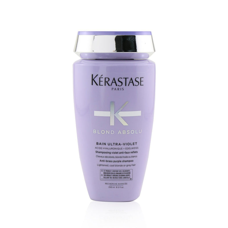 Kerastase Blond Absolu Bain Ultra-Violet Anti-Brass Purple Shampoo (Lightened, Cool Blonde or Grey Hair)  1000ml/34oz