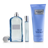 Abercrombie & Fitch First Instinct Blue Coffret: Eau De Parfum Spray 100ml/3.4oz + Body Lotion 200ml/6.7oz + Eau De Parfum Spray 15ml/0.5oz  3pcs