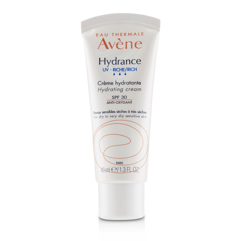 Avene Hydrance UV RICH Hydrating Cream SPF 30 - For Dry to Very Dry Sensitive Skin  40ml/1.3oz