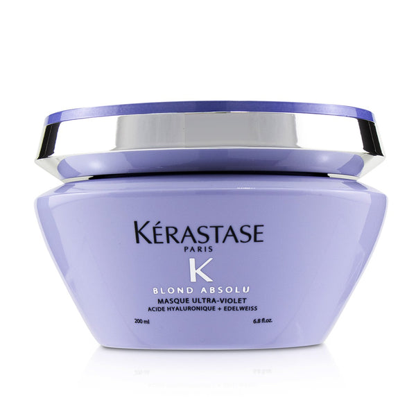 Kerastase Blond Absolu Masque Ultra-Violet Anti-Brass Blonde Perfecting Purple Masque - Lightened Cool Blonde Hair (Box Slightly Damaged)  200ml/6.8oz