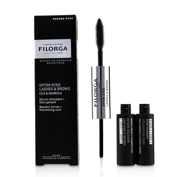 Filorga Optim-Eyes Lashes & Brows Booster Serum + Volumizing Care 