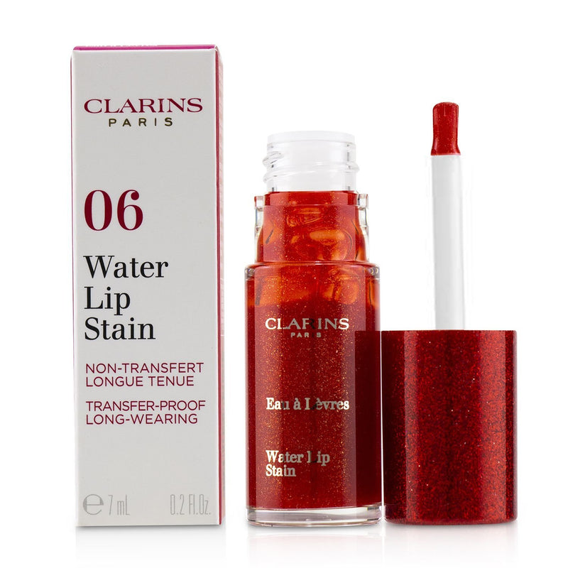 Clarins Water Lip Stain - # 06 Sparkling Red Water  7ml/0.2oz