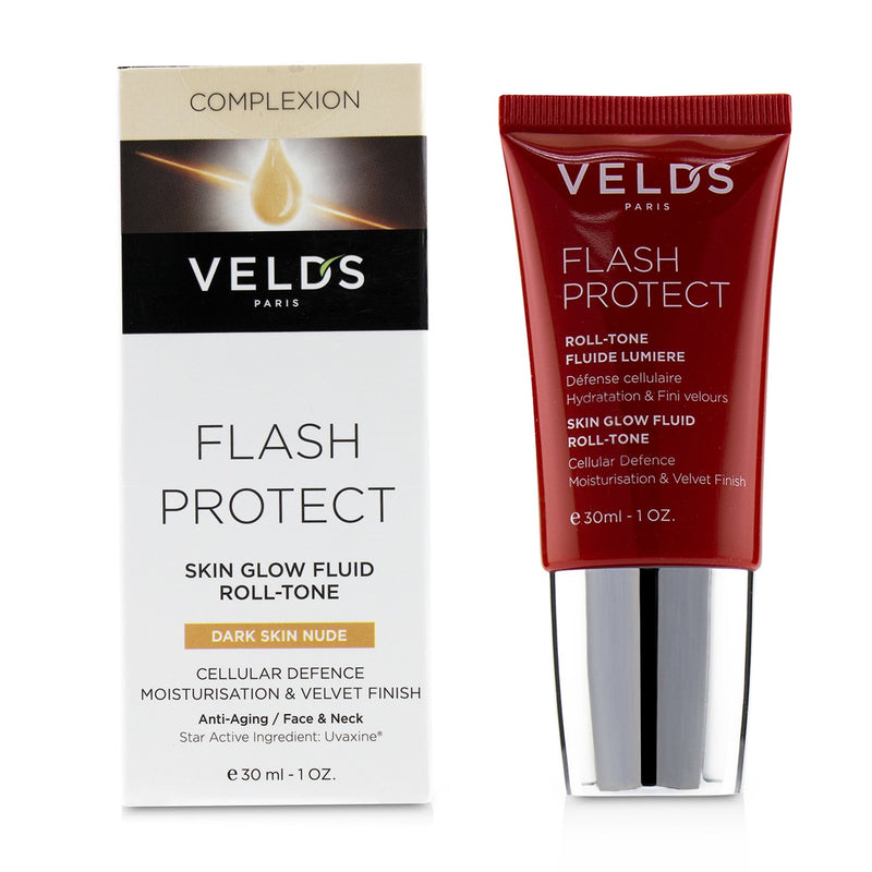 Veld's Flash Protect Skin Glow Fluid Roll -Tone (Beauty Shield) - Dark Skin Nude 