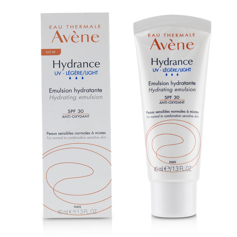Avene Hydrance UV LIGHT Hydrating Emulsion SPF 30 - For Normal to Combination Sensitive Skin  40ml/1.3oz