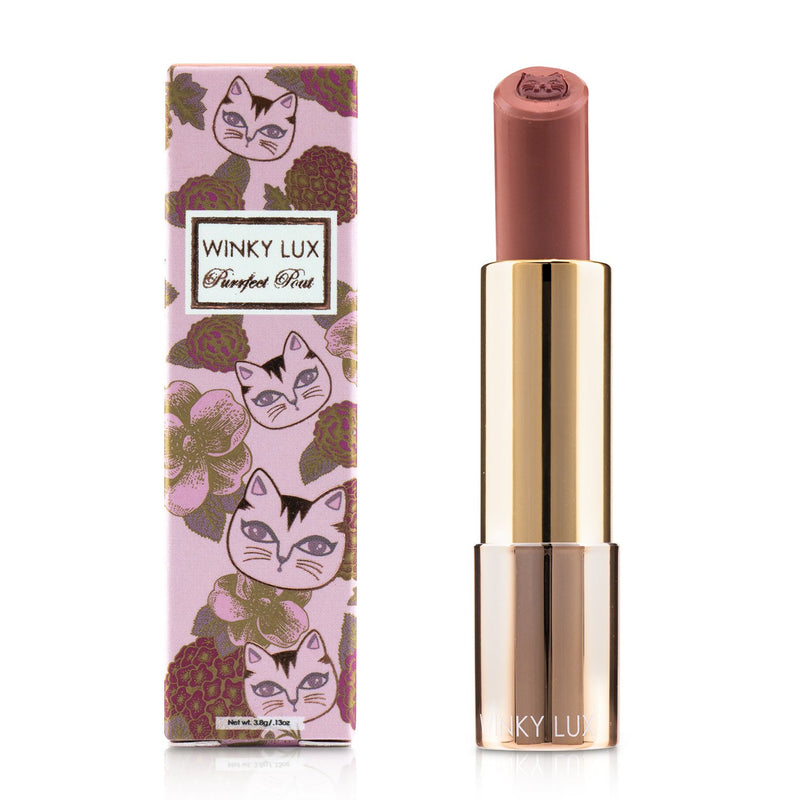 Winky Lux Purrfect Pout Sheer Lipstick - # Pawsh (Sheer Nude)  3.8g/0.13oz
