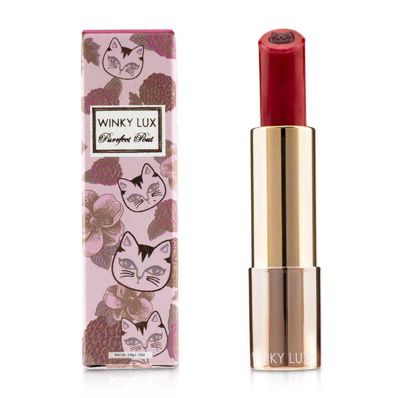 Winky Lux Purrfect Pout Sheer Lipstick - # Fur-Ever (Sheer Raspberry)  3.8g/0.13oz