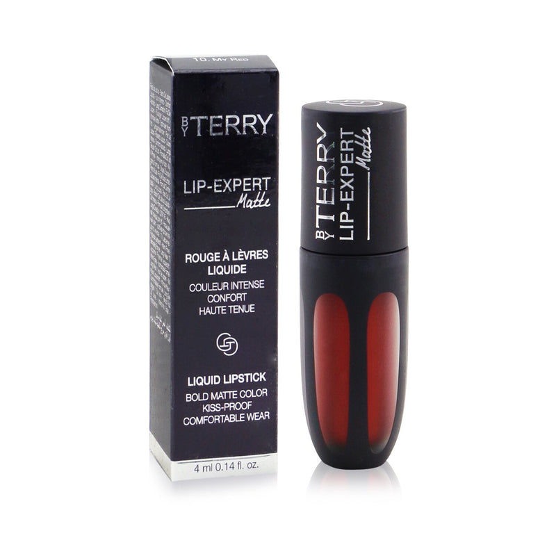 By Terry Lip Expert Matte Liquid Lipstick - # 10 My Red  4ml/0.14oz