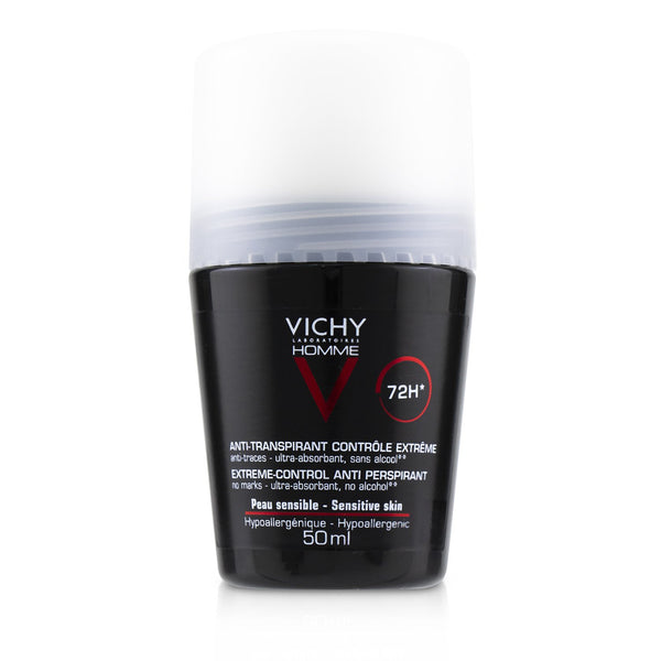 Vichy Homme 72H* Extreme-Control Anti Perspirant Roll-On (For Sensitive Skin) 