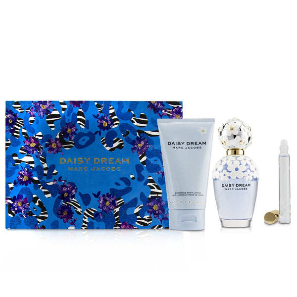 Marc Jacobs Daisy Dream Coffret: Eau De Toilette Spray 100ml/3.4oz + Luminous Body Lotion 150ml/5oz + Eau De Toilette Rollerball 10ml/0.33oz 