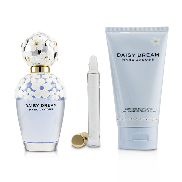 Marc Jacobs Daisy Dream Coffret: Eau De Toilette Spray 100ml/3.4oz + Luminous Body Lotion 150ml/5oz + Eau De Toilette Rollerball 10ml/0.33oz 