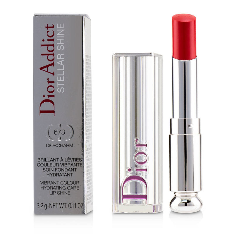 Christian Dior Dior Addict Stellar Shine Lipstick - # 673 Diorcharm (Pink Coral)  3.2g/0.11oz