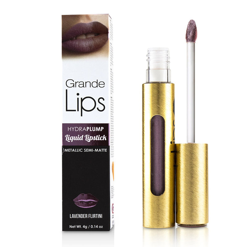 Grande Cosmetics (GrandeLash) GrandeLIPS Plumping Liquid Lipstick (Metallic Semi Matte) - # Lavender Flirtini 