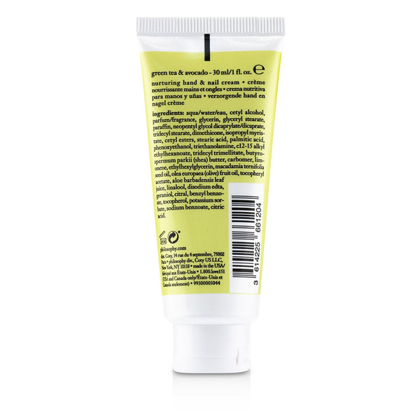 Philosophy Hands of Hope Nurturing Hand & Nail Cream - Green Tea & Avocado 