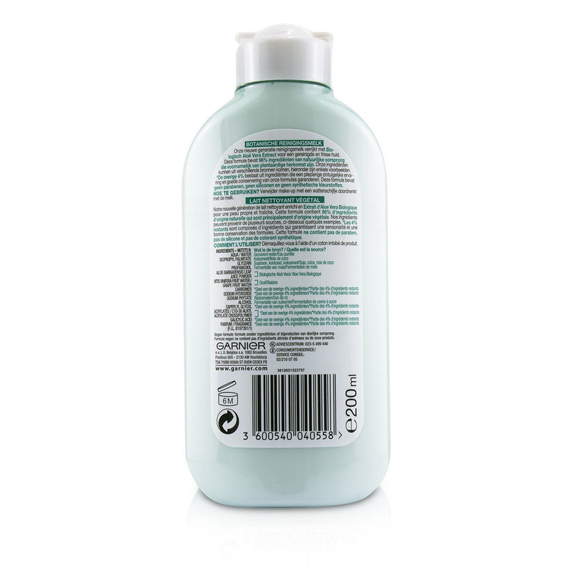 Garnier SkinActive Botanical Cleansing Milk With Aloe Vera (For Normal To Combination Skin) 