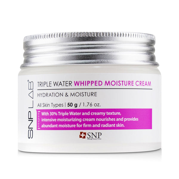 SNP Lab+ Triple Water Whipped Moisture Cream - Hydration & Moisture (For All Skin Types) 