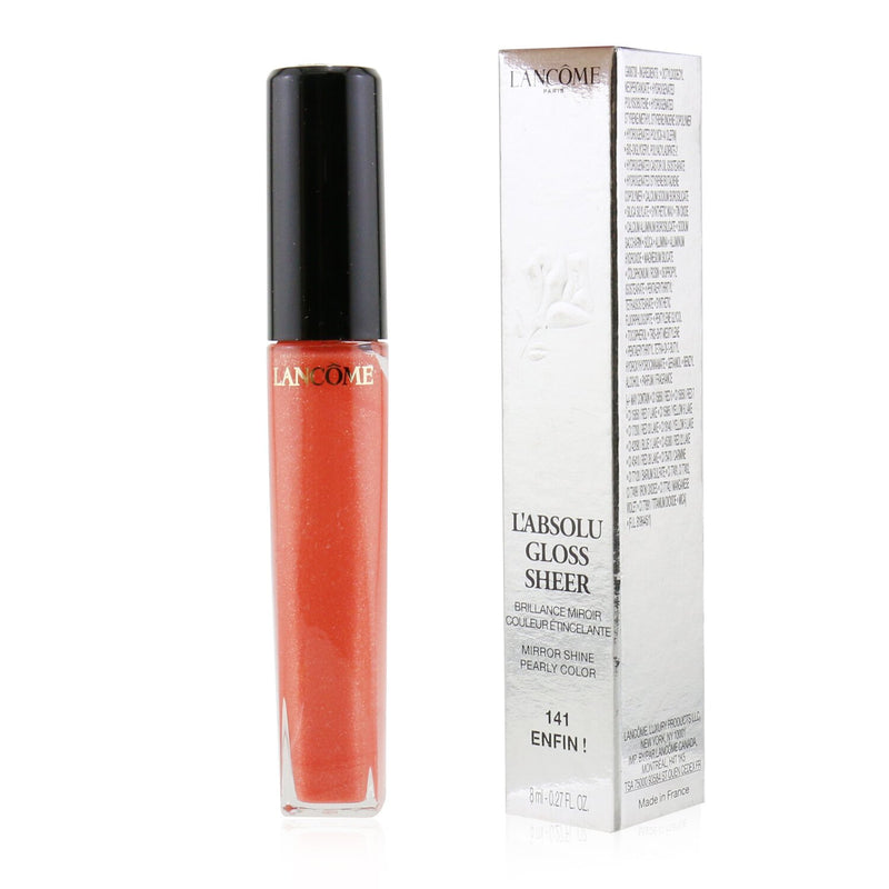 Lancome L'Absolu Gloss Sheer - # 141 Enfin!  8ml/0.27oz