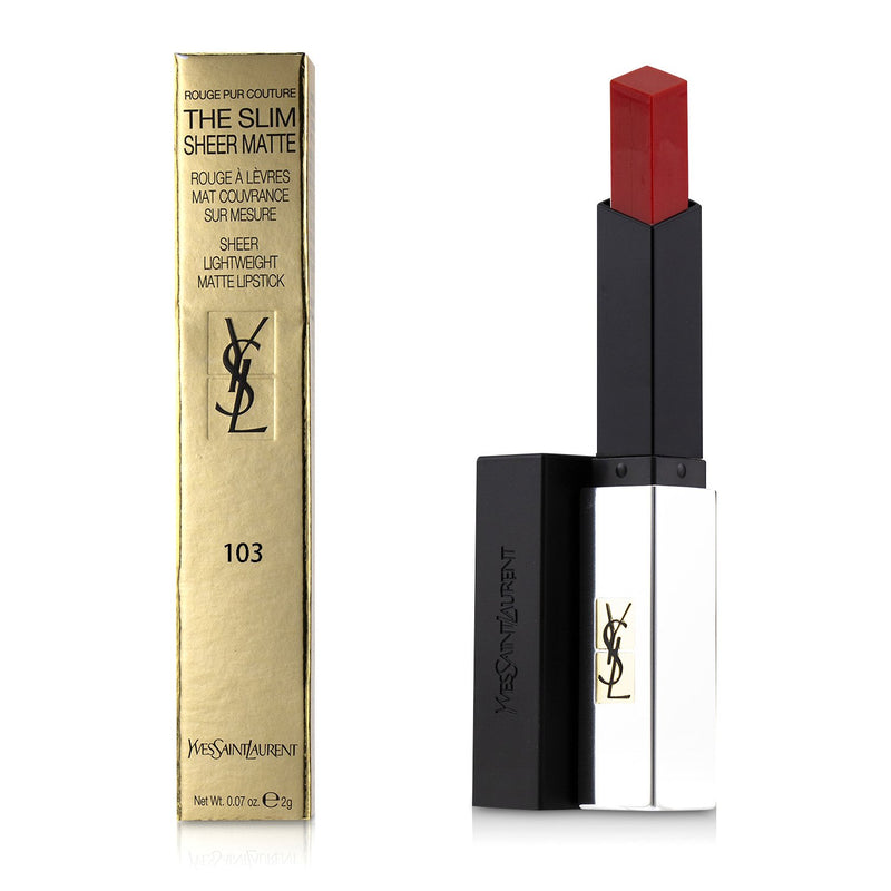 Yves Saint Laurent Rouge Pur Couture The Slim Sheer Matte Lipstick - # 103 Orange Provocant  2g/0.07oz