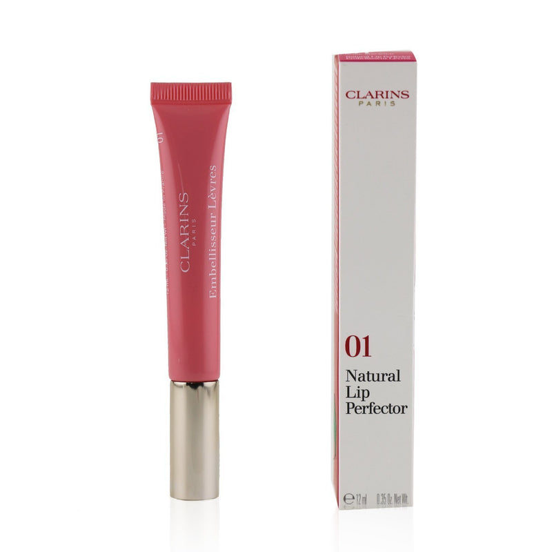 Clarins Natural Lip Perfector - # 01 Rose Shimmer  12ml/0.35oz