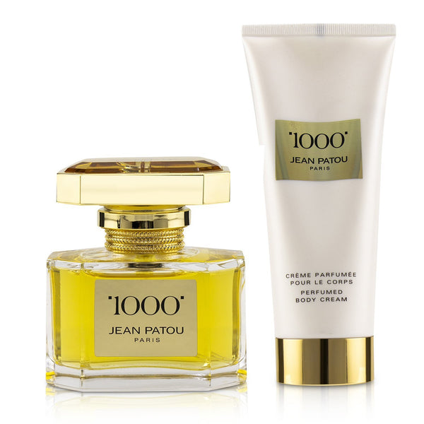 Jean Patou 1000 Coffret : Eau De Parfum Spray 75ml/2.5oz + Perfumed Body Cream 200ml/6.7oz 