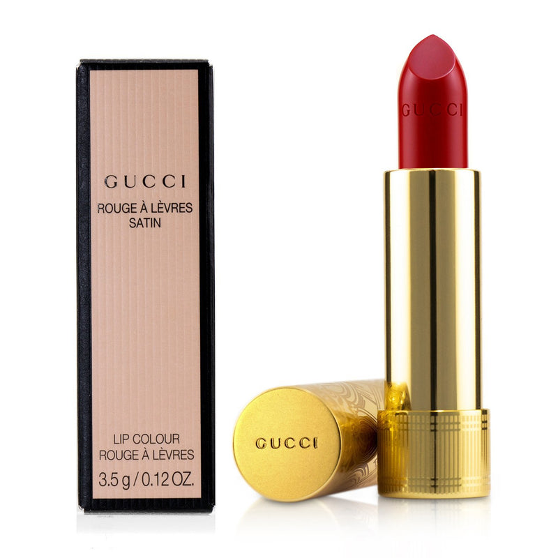 Gucci Rouge A Levres Satin Lip Colour - # 502 Eadie Scarlet  3.5g/0.12oz