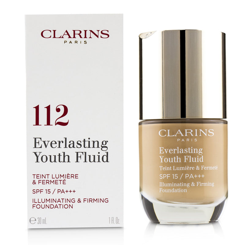 Clarins Everlasting Youth Fluid Illuminating & Firming Foundation SPF 15 - # 112 Amber 