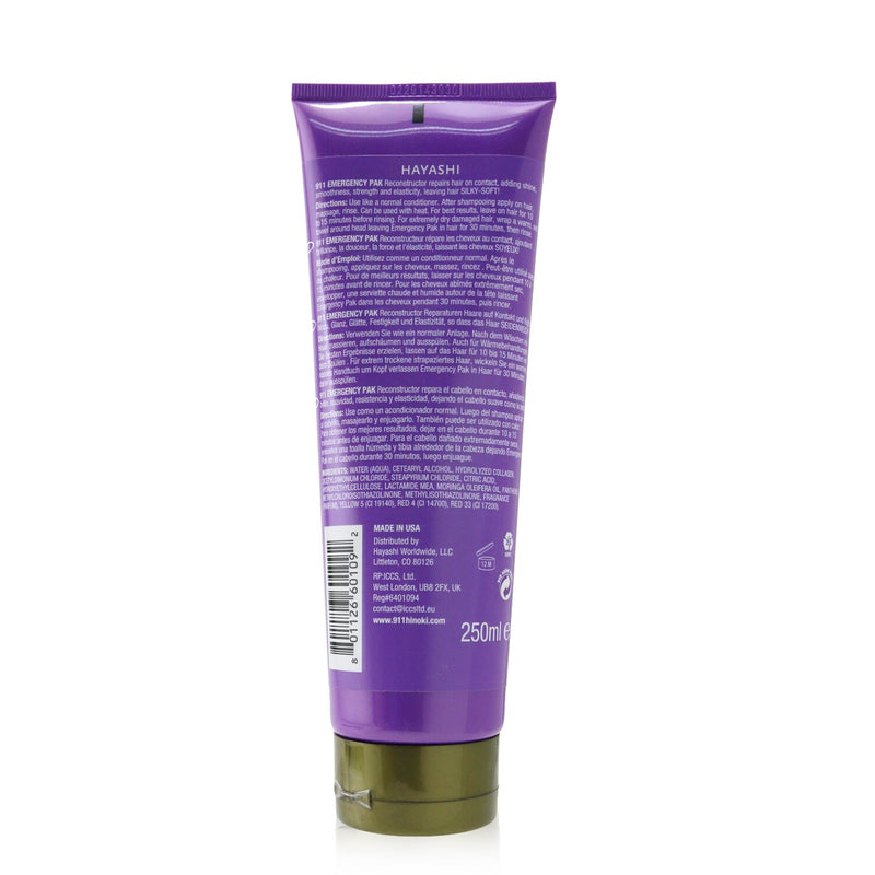 Hayashi 911 Emergency Pak Emergency Reconstructor Rinse-Out Super Conditioner (For Dry, Damaged Hair) 