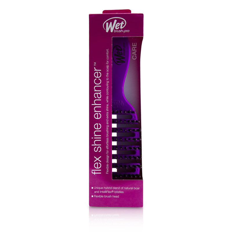 Wet Brush Pro Flex Dry Shine Enhancer Boar Bristle - # Purple  1p