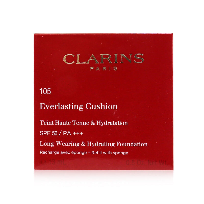 Clarins Everlasting Cushion Foundation Refill SPF 50 - # 105 Nude 