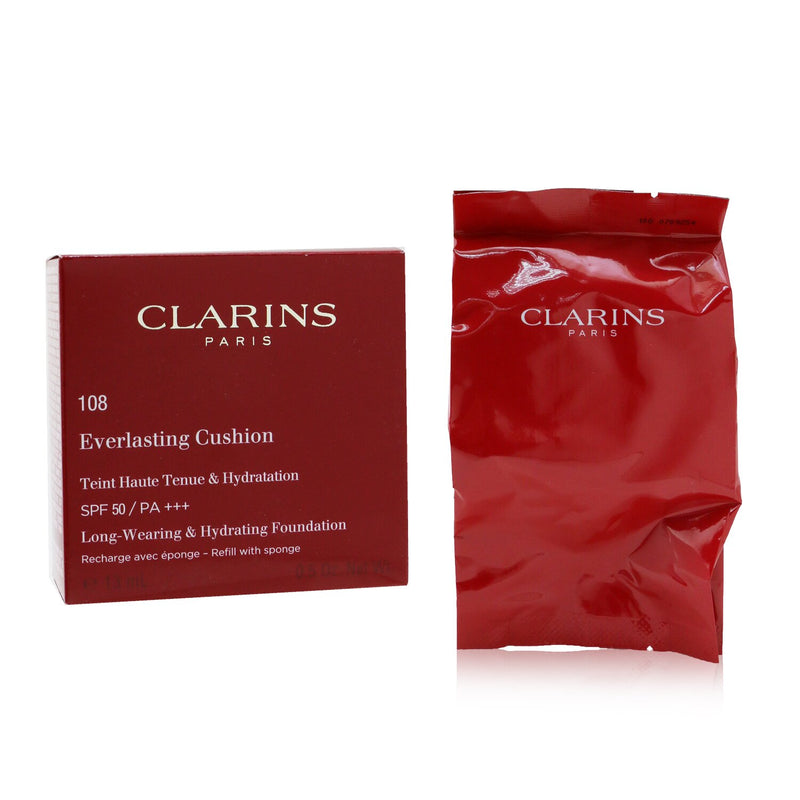 Clarins Everlasting Cushion Foundation Refill SPF 50 - # 108 Sand 