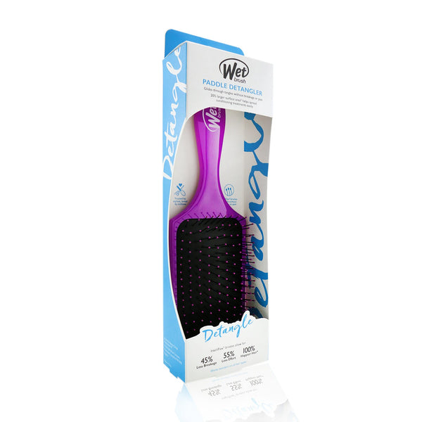 Wet Brush Paddle Detangler - # Purple 