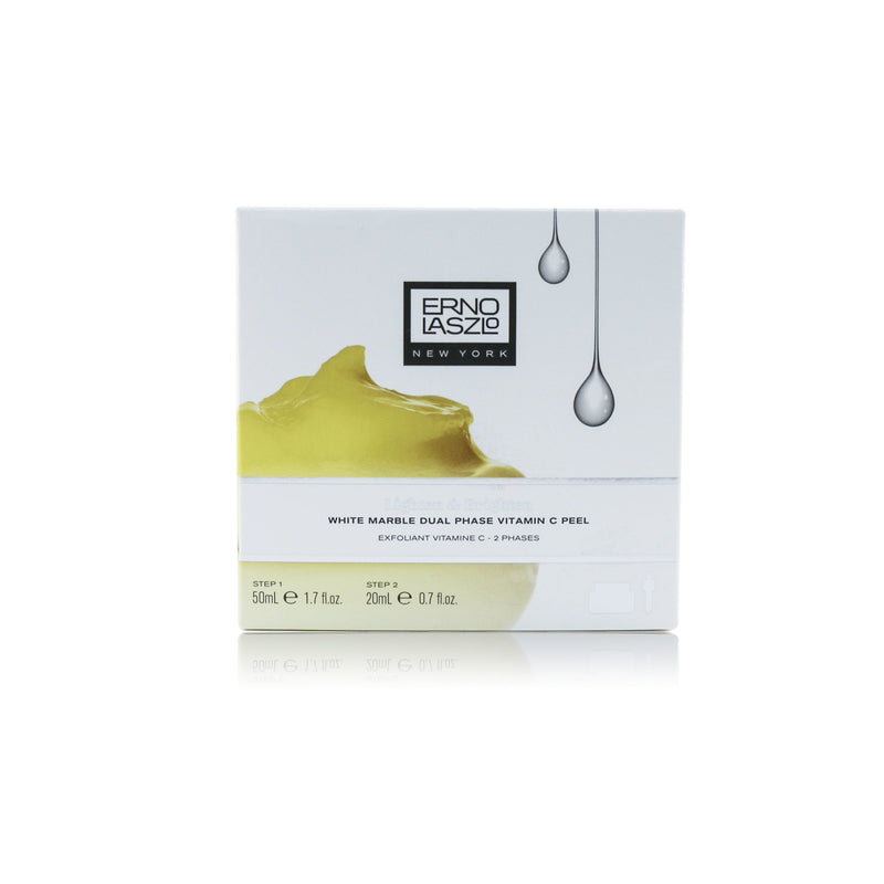 Erno Laszlo White Marble Dual Phase Vitamin C Peel (Step 1 50ml/1.7oz + Step 2 20ml/0.7oz) 