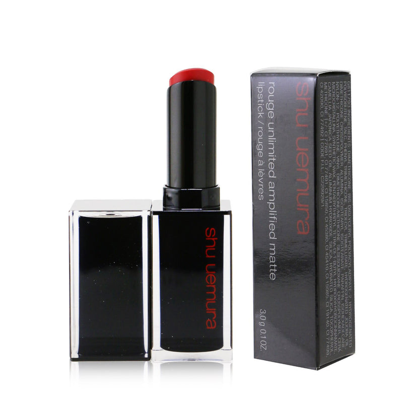 Shu Uemura Rouge Unlimited Amplified Matte Lipstick - # AM RD 144  3g/0.1oz