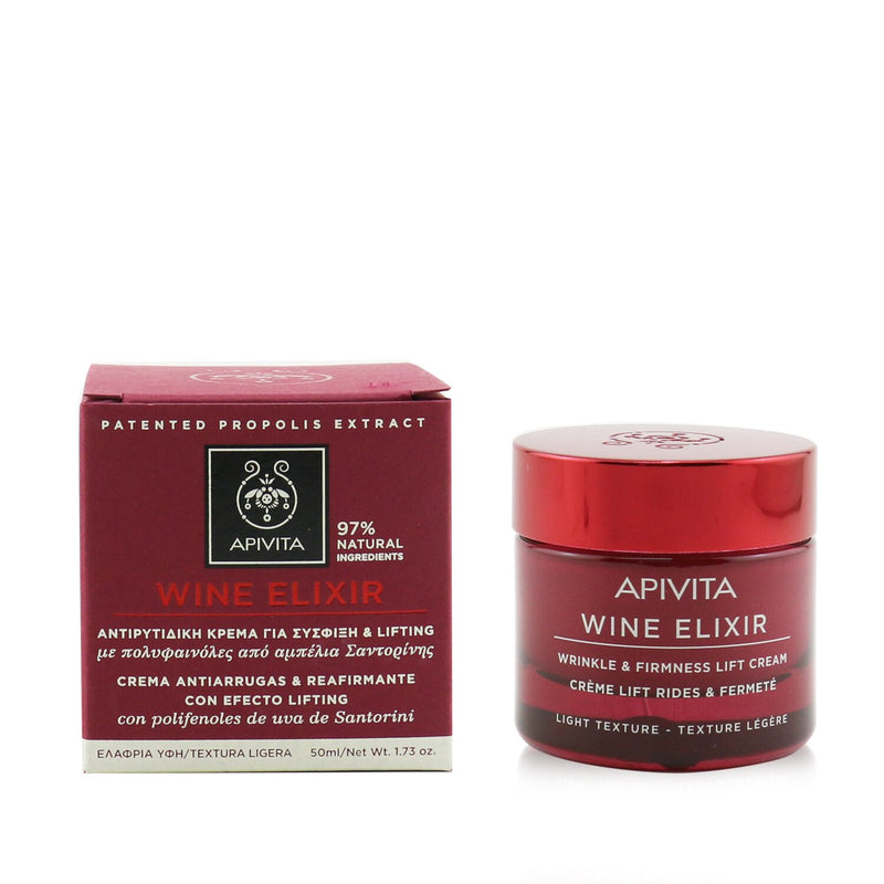 Apivita Wine Elixir Wrinkle & Firmness Lift Cream - Light Texture 