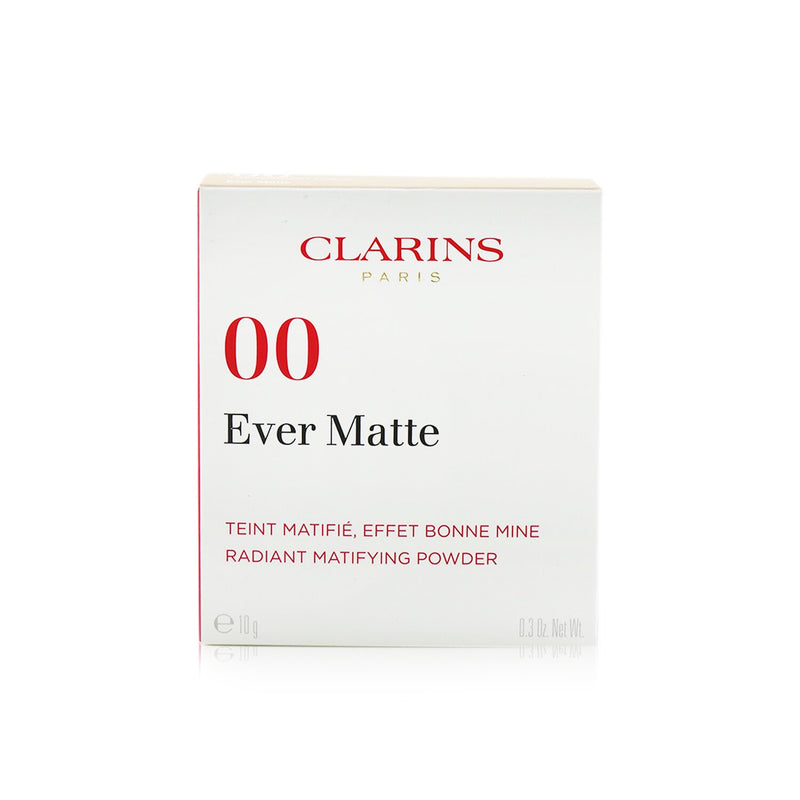 Clarins Ever Matte Radiant Matifying Powder - # 00 Transparent Opale 