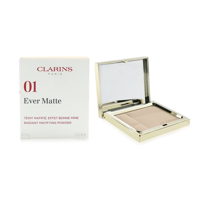 Clarins Ever Matte Radiant Matifying Powder - # 01 Transparent Light 