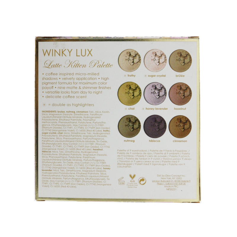 Winky Lux Latte Kitten Eyeshadow Palette (9x Eyeshadow)  9x1.7g/0.53oz