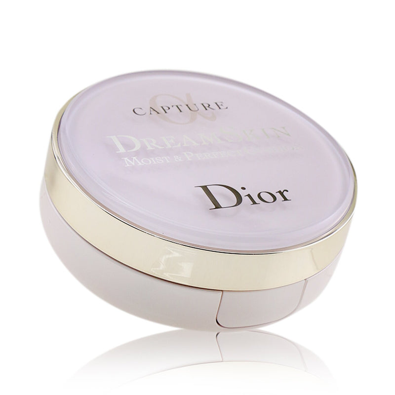 Christian Dior Capture Dreamskin Moist & Perfect Cushion SPF 50 With Extra Refill - # 012 (Porcelaine) 