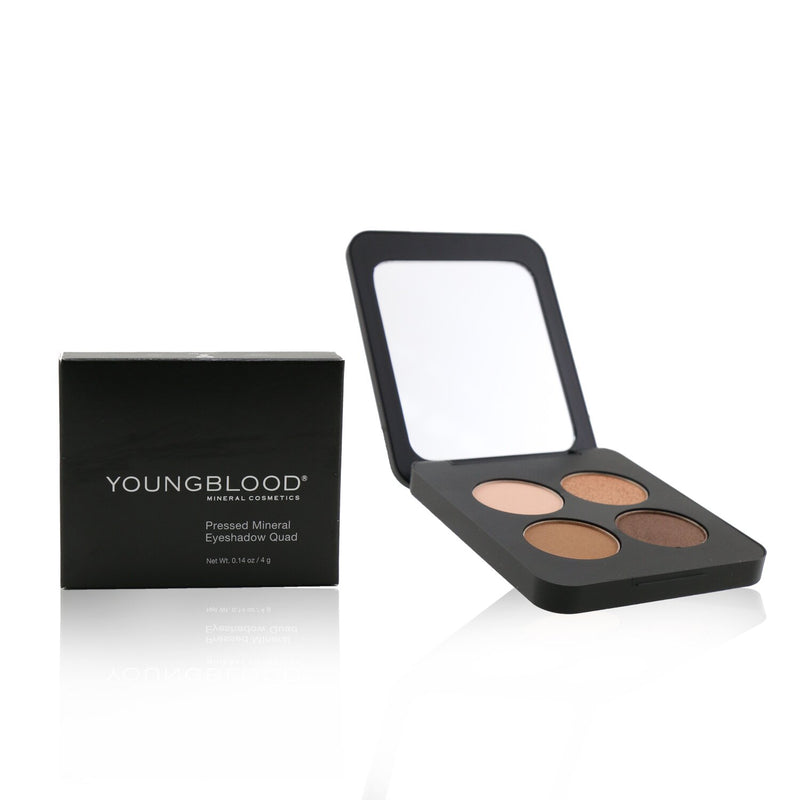 Youngblood Pressed Mineral Eyeshadow Quad - Sweet Talk 